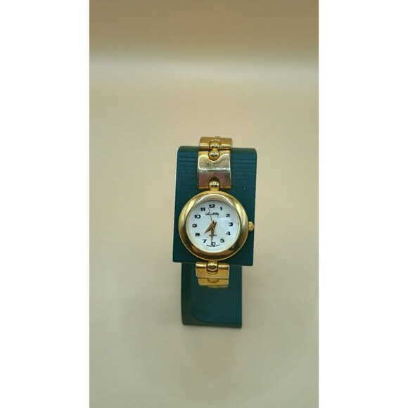 Chantilly Women's Watch Gold Tone Analog Quartz Ivory/Marble Bracelet - Picture 1 of 6